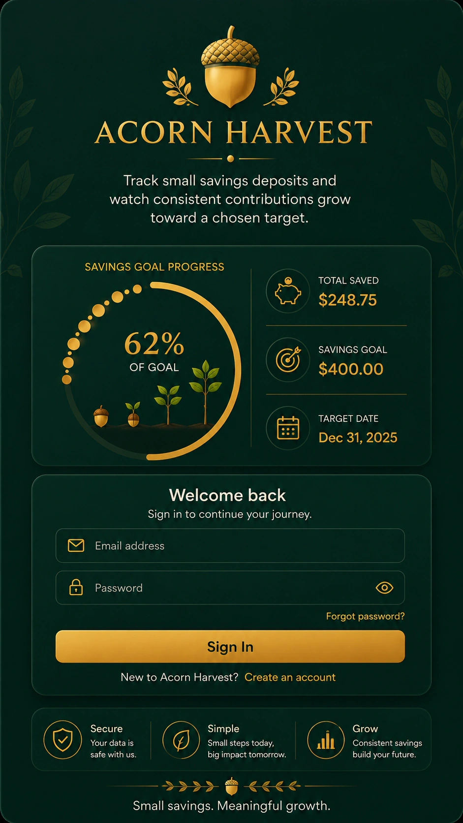 Acorn Harvest preview