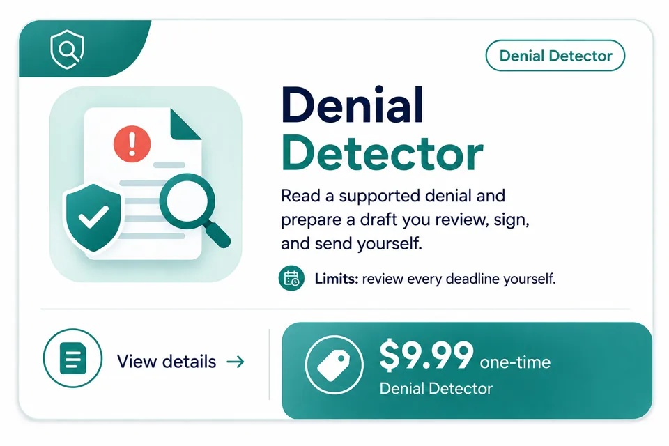 Denial Detector product card