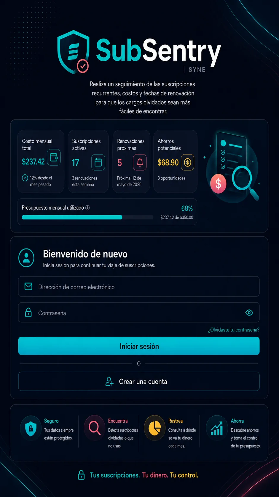 SubSentry preview