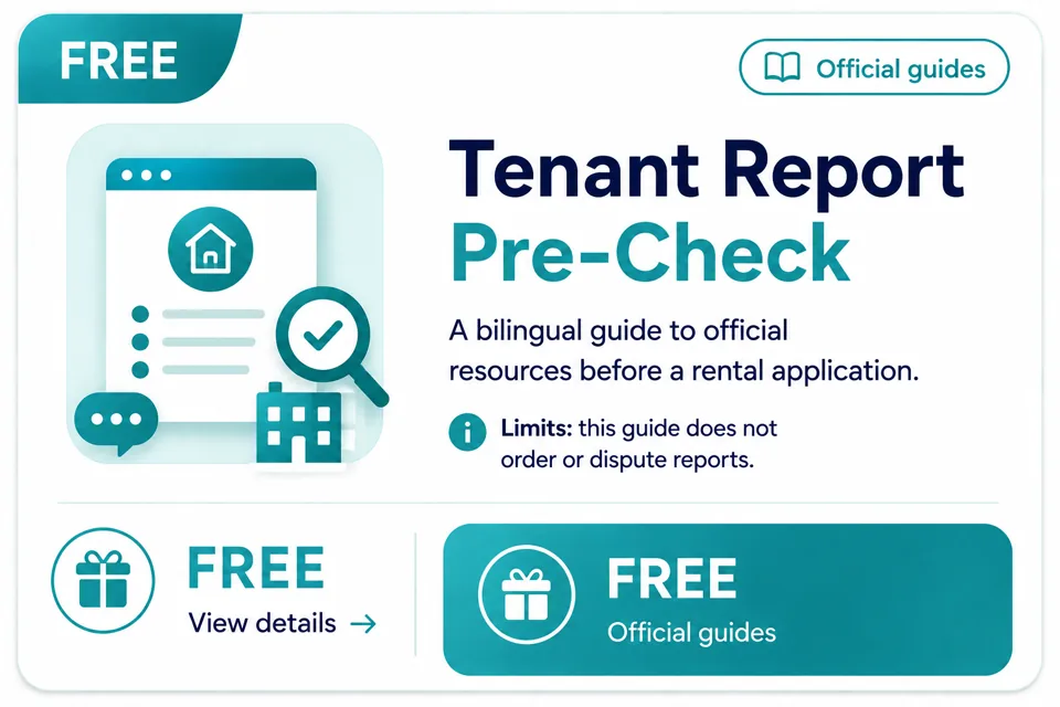 Tenant Report Pre-Check product card