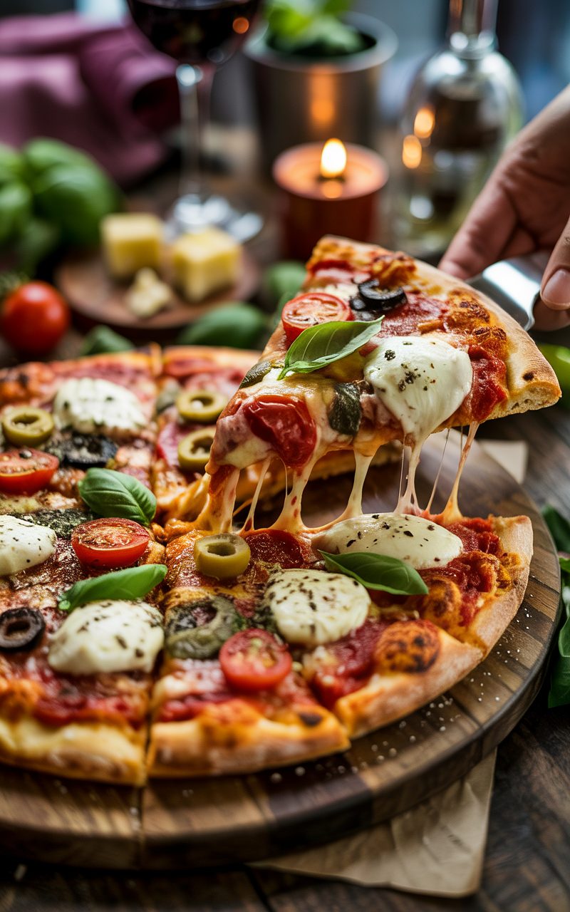 Wood-fired Neapolitan pizza